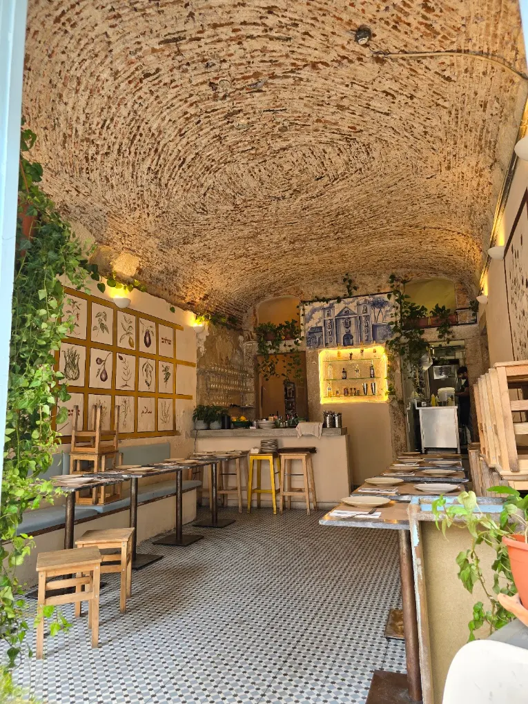 Yallah’s dining room seen from the entrance